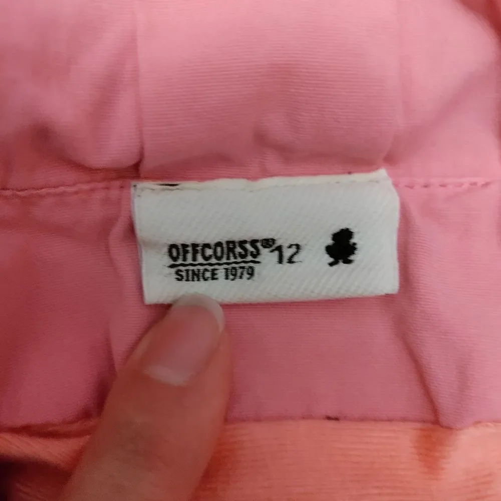 Girls size 12 months light pink canvas jacket lined Vintage